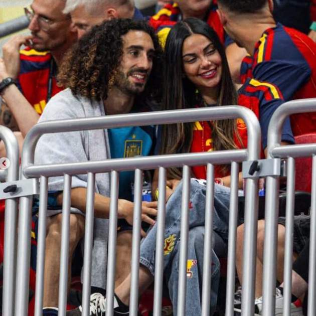 Marc Cucurella i Claudia Rodríguez, durant aquest Mundial IG Marc Cucurella i Claudia Rodríguez, durant aquest Mundial IG