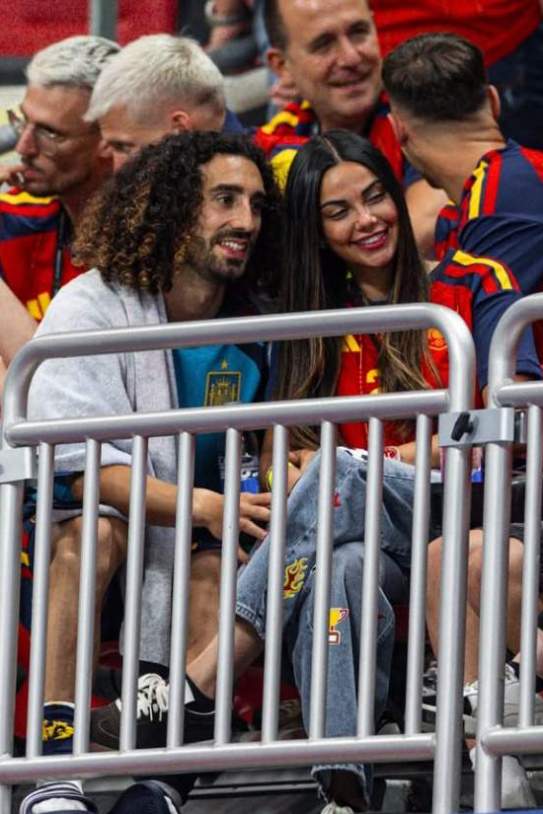 Marc Cucurella i Claudia Rodríguez, durant aquest Mundial IG Marc Cucurella i Claudia Rodríguez, durant aquest Mundial IG