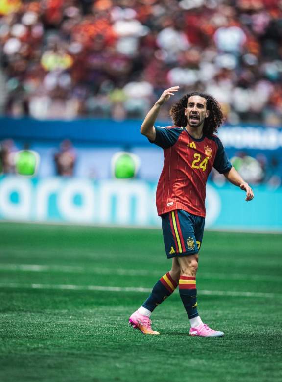 Marc Cucurella, amb la selecció espanyola durant el Mundial IG Marc Cucurella, amb la selecció espanyola durant el Mundial IG