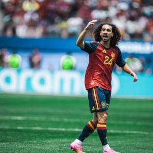 Marc Cucurella, amb la selecció espanyola durant el Mundial IG