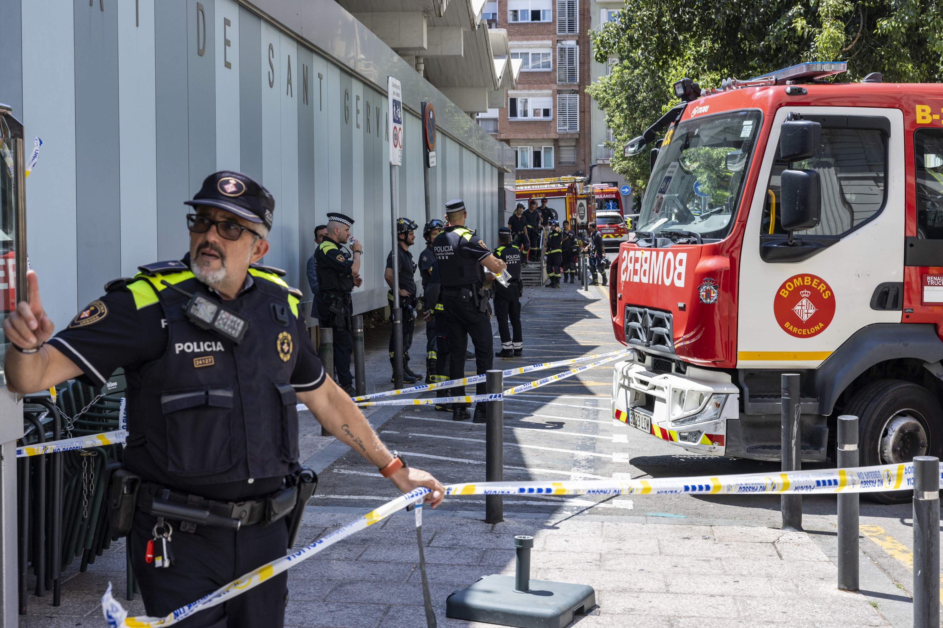 Esborant Sant Gervasi / Foto: Carlos Baglietto