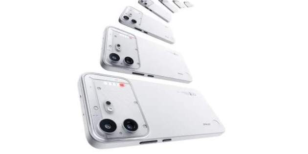 Nothing Phone (4b) en color blanco Nothing Phone (4b) en color blanco