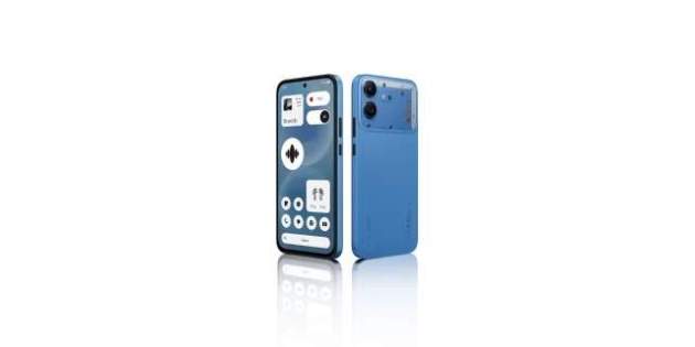 Nothing Phone (4b) en color azul Nothing Phone (4b) en color azul