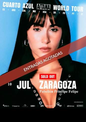 Aitana actua a Saragossa el próxim 10 de juliol Aitana actua a Saragossa el próxim 10 de juliol