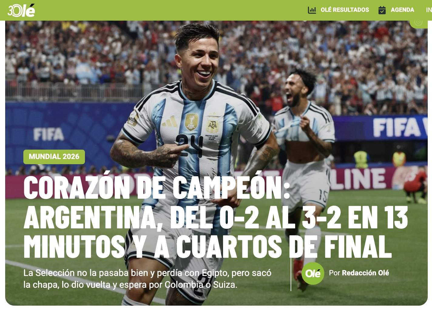 Olé Argentina Egipto Mundial 2026 Olé Argentina Egipto Mundial 2026