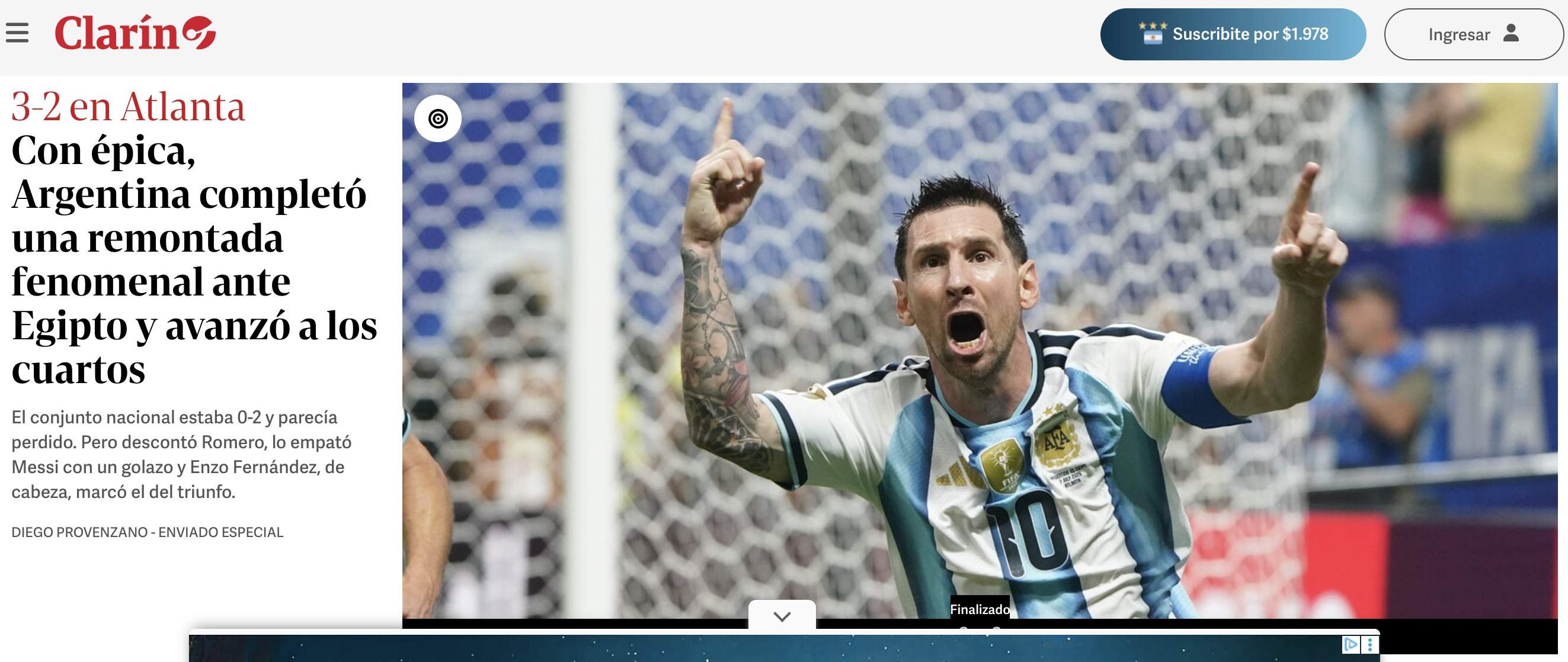 Clarín Argentina Egipto Mundial 2026 Clarín Argentina Egipto Mundial 2026