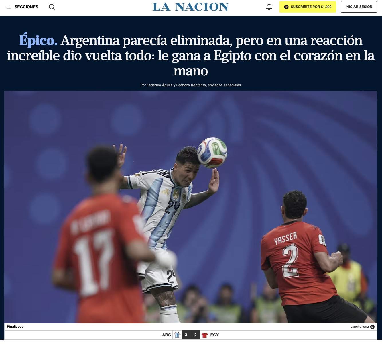 La Nación Argentina Egipto Mundial 2026 La Nación Argentina Egipto Mundial 2026