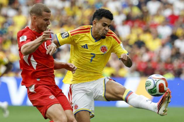 Colòmbia Suïssa Luis Díaz / Foto: EFE Colòmbia Suïssa Luis Díaz / Foto: EFE