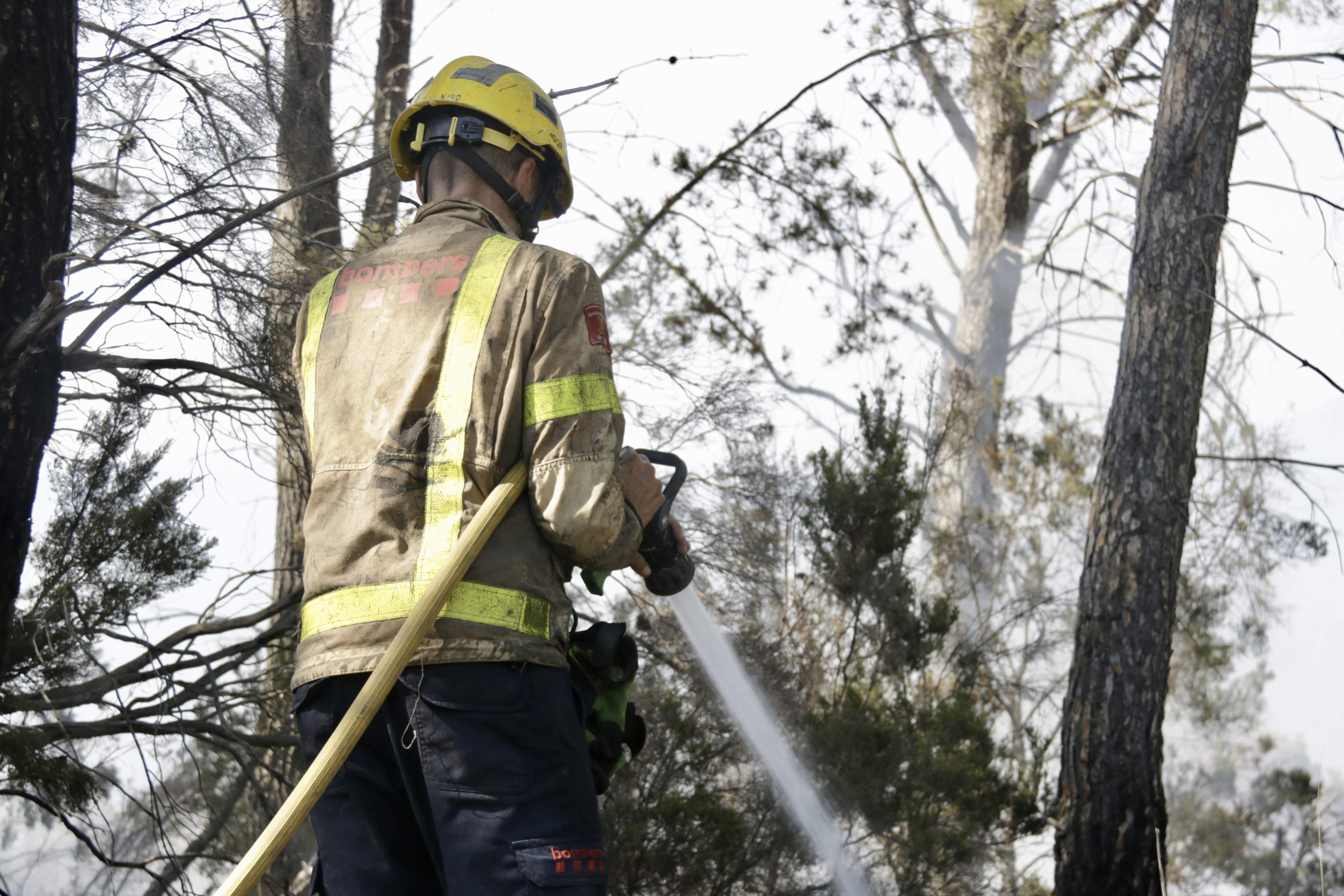 Mossos i Agents Rurals apunten al material pirotècnic com a origen de l’incendi de Gavà