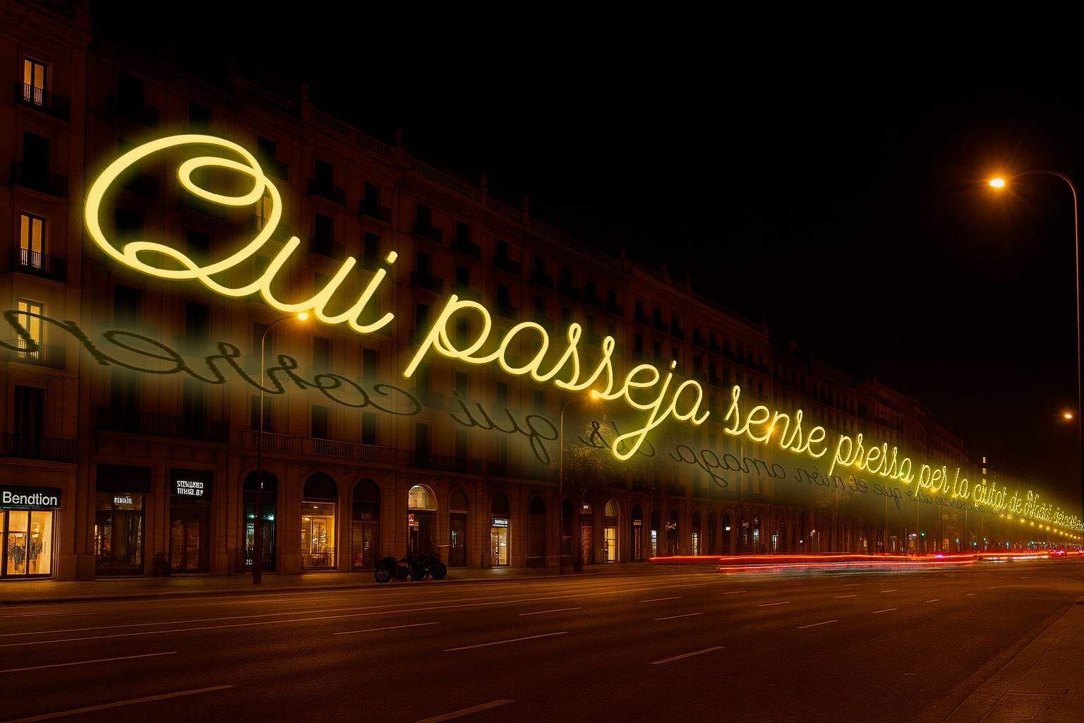 Luces de Navidad Barcelona 2026: rambla Prim y paseo Maragall estrenarán iluminación de autor