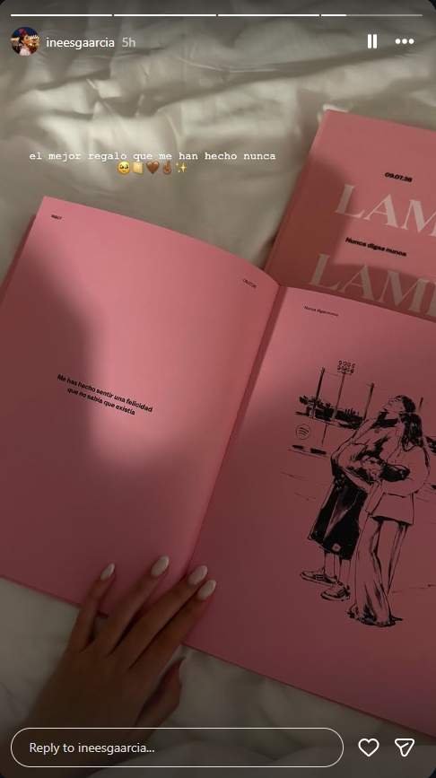 El regalo de Lamine Yamal a Inés García / Instagram El regalo de Lamine Yamal a Inés García / Instagram