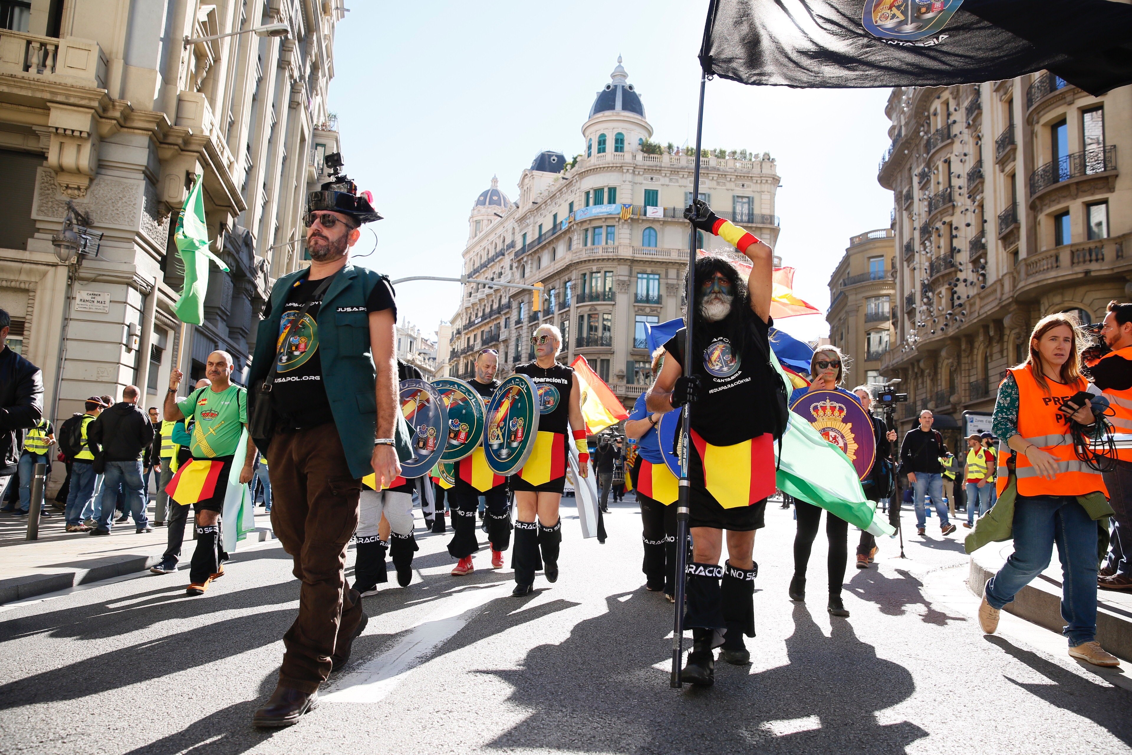 Dos detinguts, un CDR, per protestar contra Jusapol