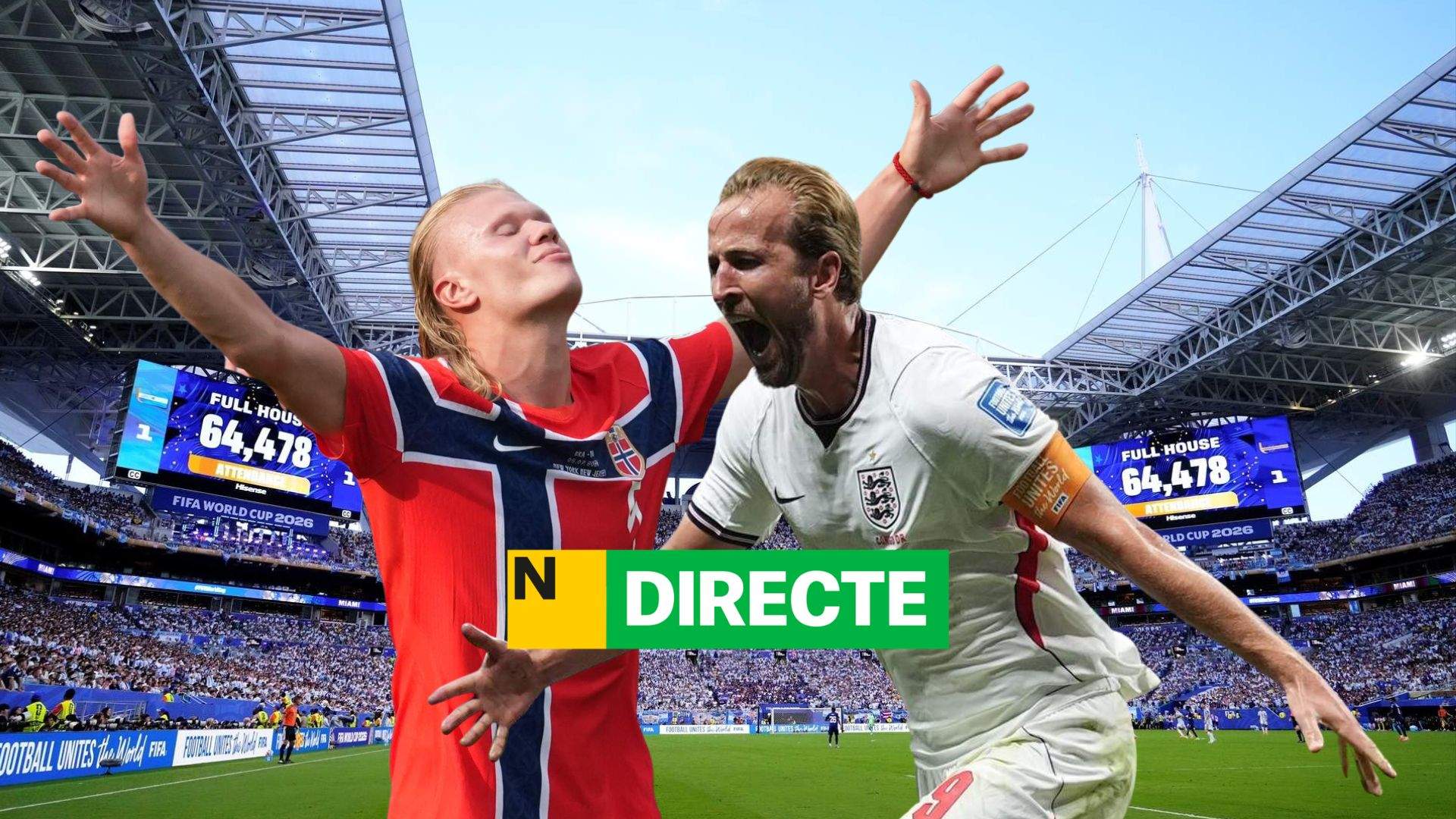 Noruega - Anglaterra del Mundial 2026, DIRECTE | Última hora del partit d'avui