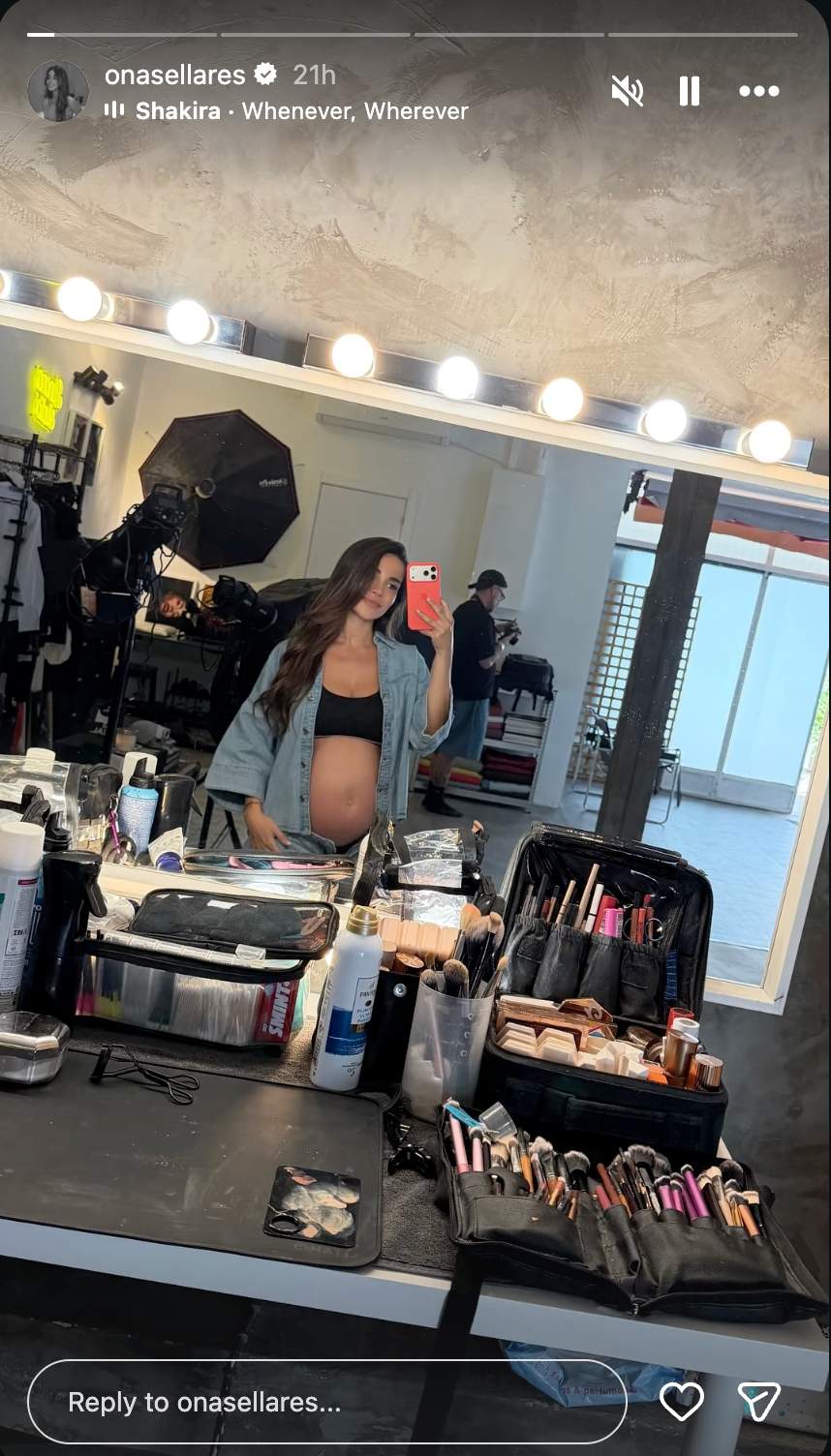 La sessió de fotos d'Ona Sellarès durant l'embaràs / Instagram La sessió de fotos d'Ona Sellarès durant l'embaràs / Instagram