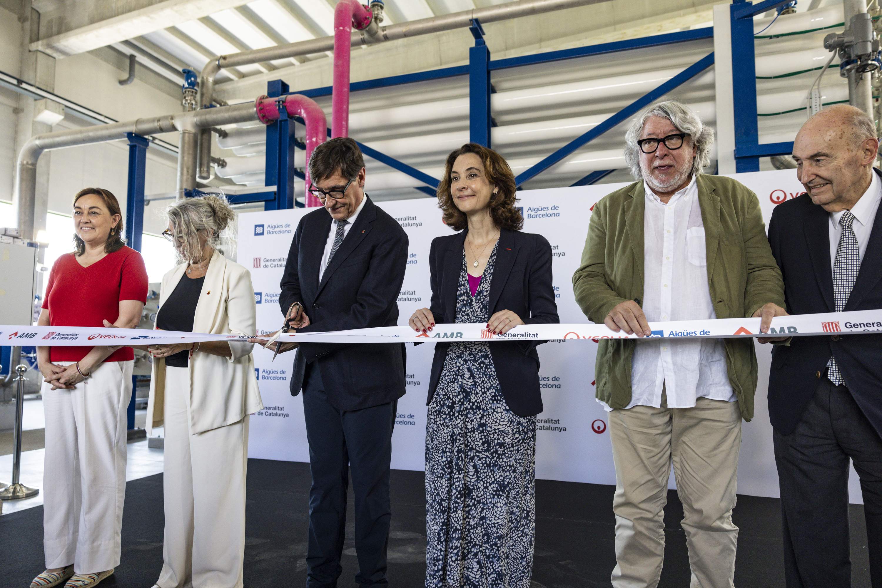 Salvador Illa inaugura la nova Estació de Tractament d’Aigua Potable Estrella de Sant Feliu de Llobregat