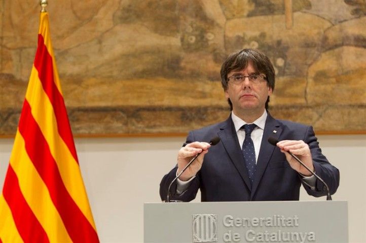 Puigdemont ha dit de Casals que "ha contribuït decisivament a canviar la història" / EFE