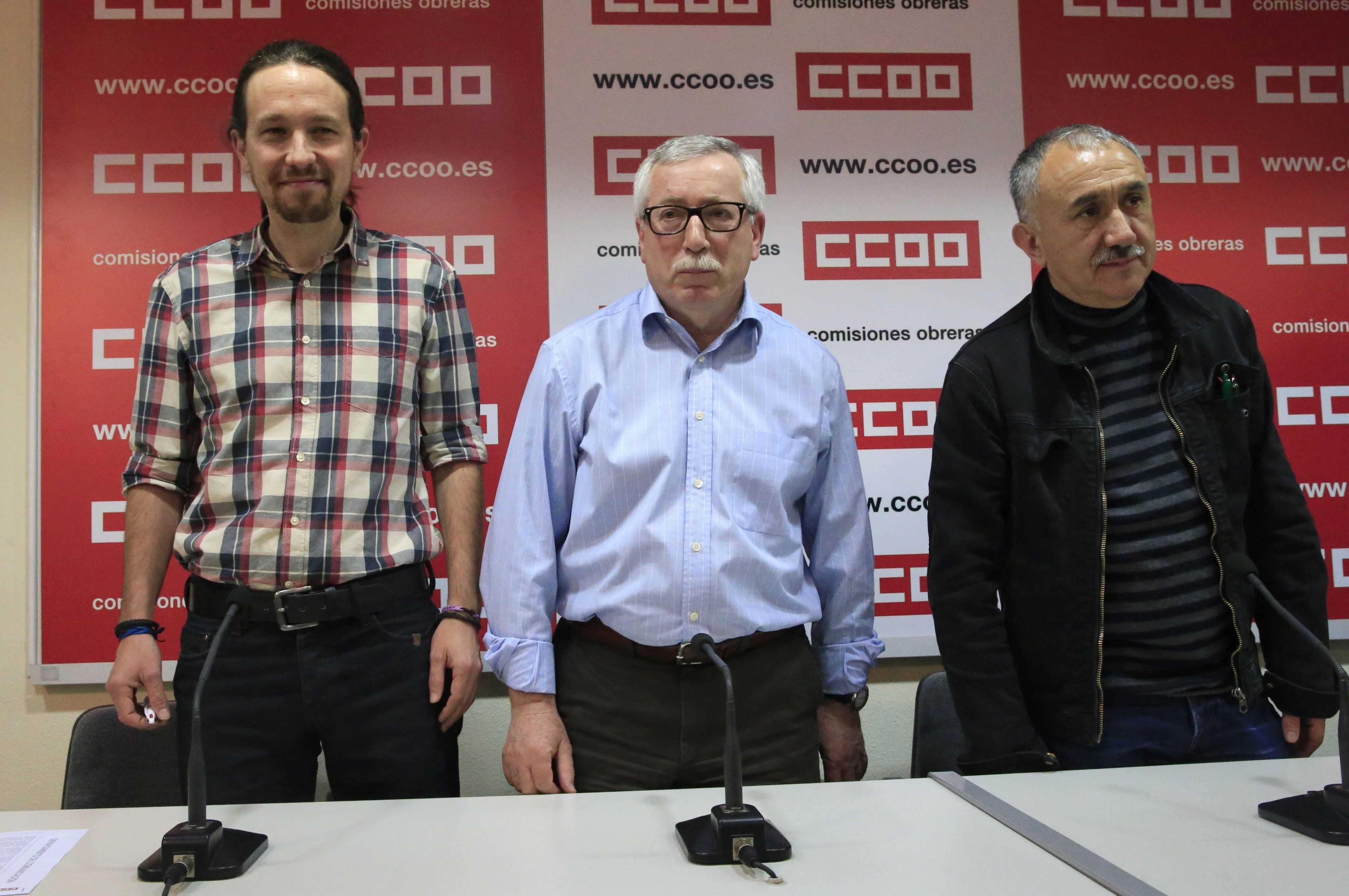 Espifiada de Fernández Toxo en criticar la “militarització” del Prat