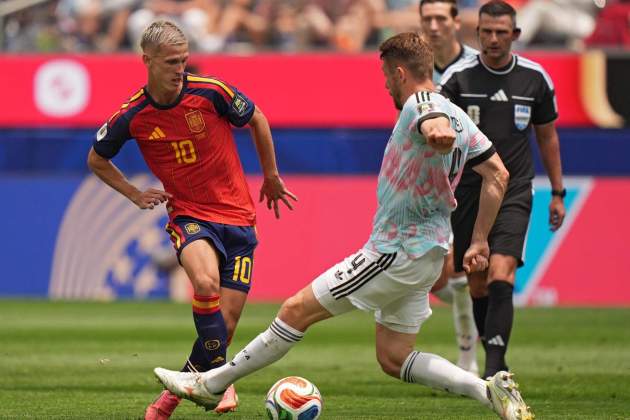 Dani Olmo España selección española Bélgica / Foto: EFE Dani Olmo España selección española Bélgica / Foto: EFE