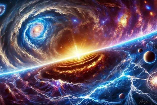 Ilustrando el Big Bang, la física cuántica y la entropía