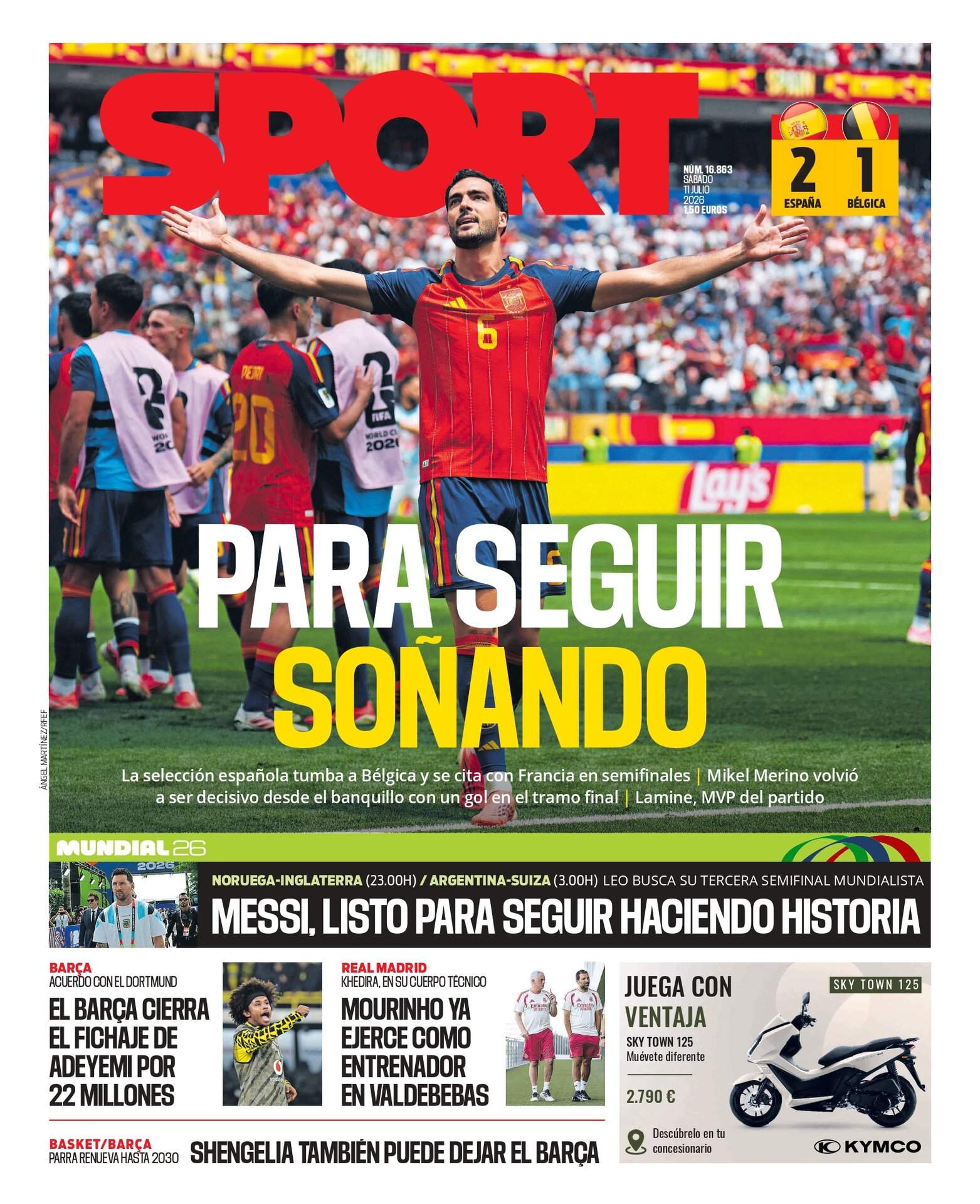 Sport portada 11 07 2026 Sport portada 11 07 2026