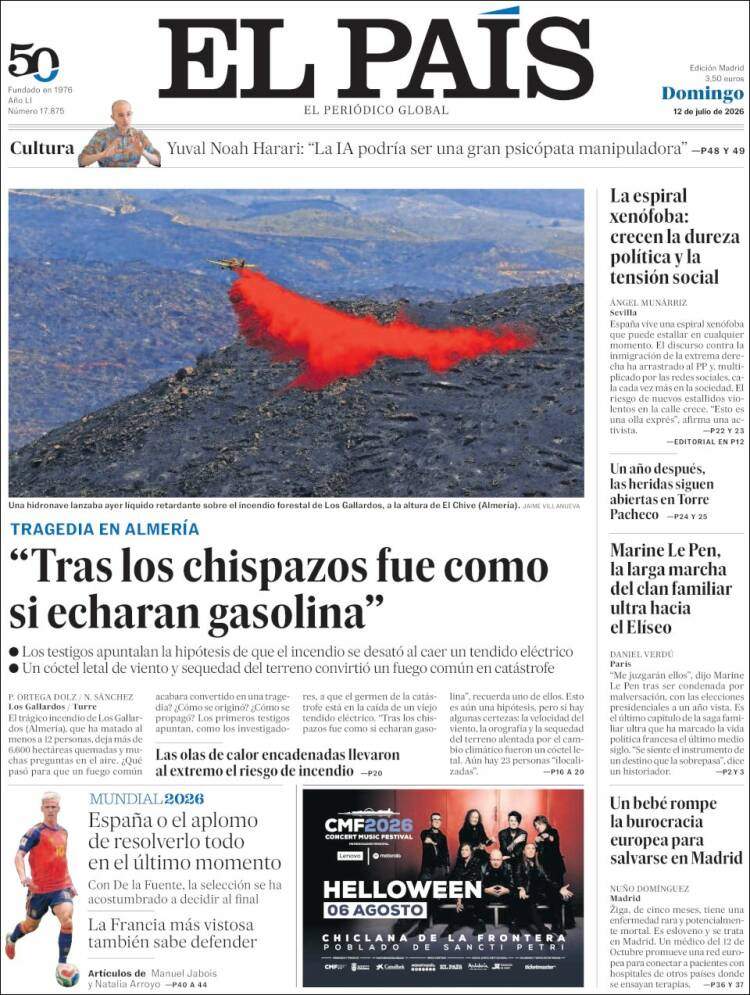 Portada 'El País' Portada 'El País'