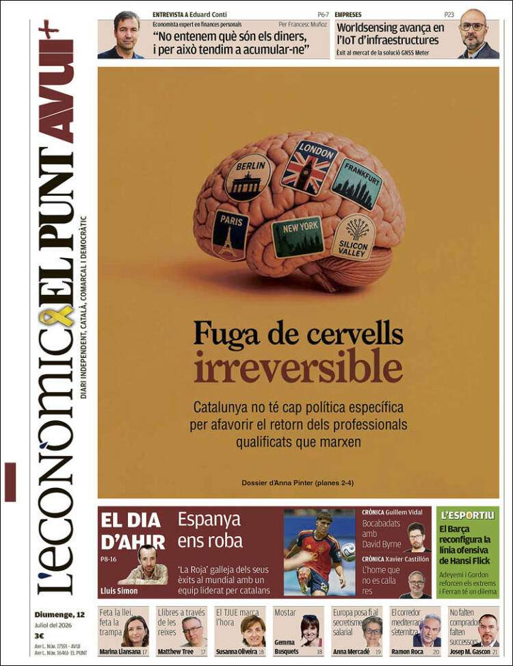 Portada 'El Punt' Portada 'El Punt'