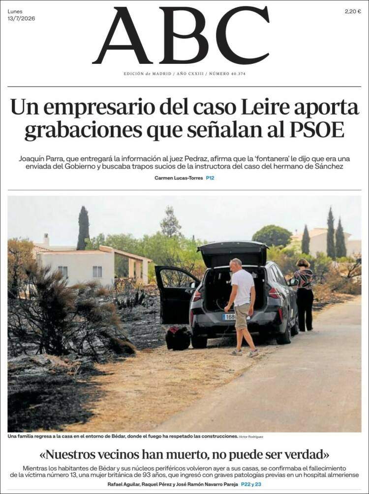 'ABC', 13 de juliol de 2025