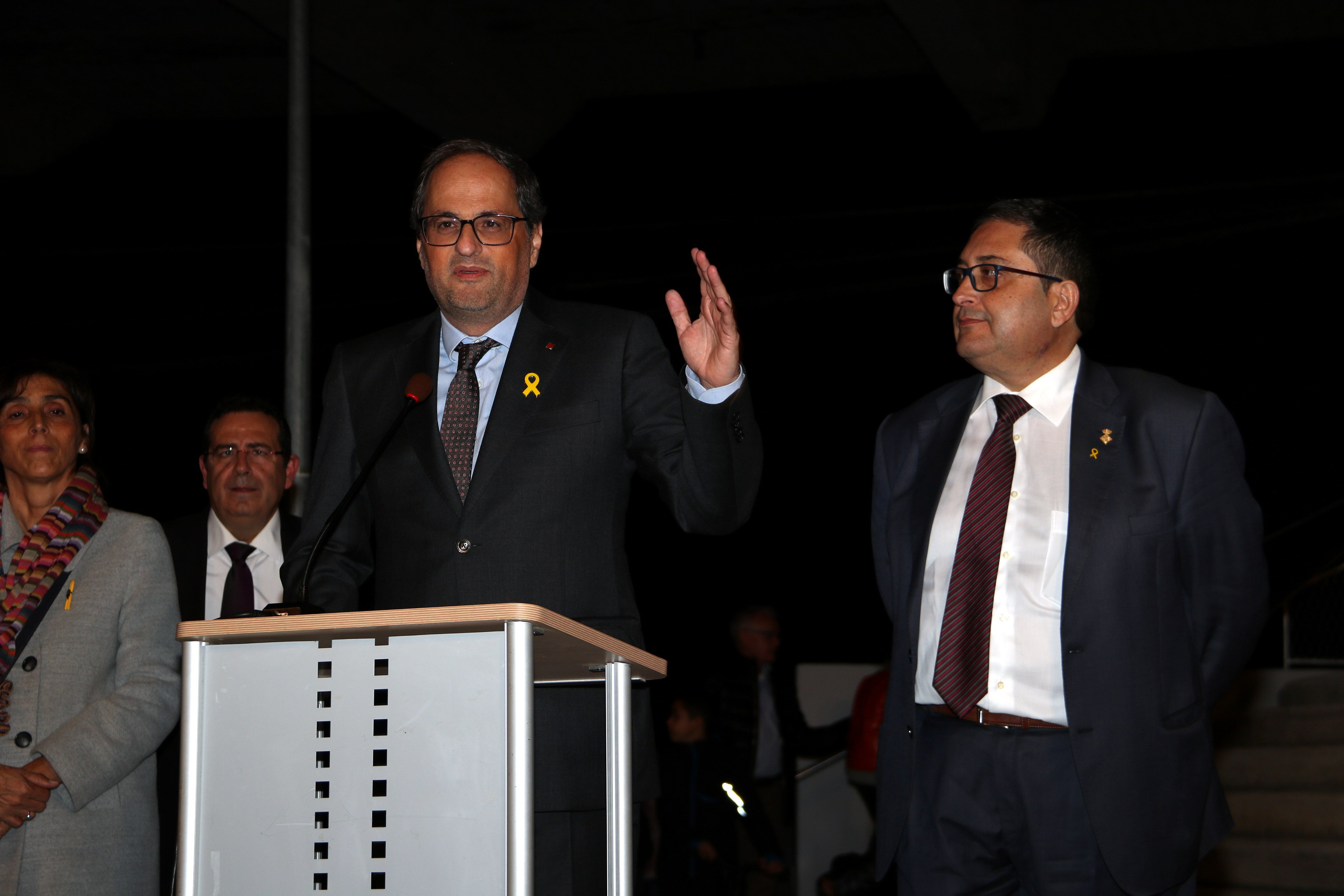 Torra :"Si les sentències no són d'absolució, ens hi encarem amb la força de l'1-O i el 3-O"