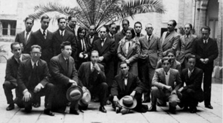 Muere Gaetà Huguet, pionero del valencianismo politic. Fotografía de los firmantes de las Normas de Castellón (1932). Fuente Fundación Huguet