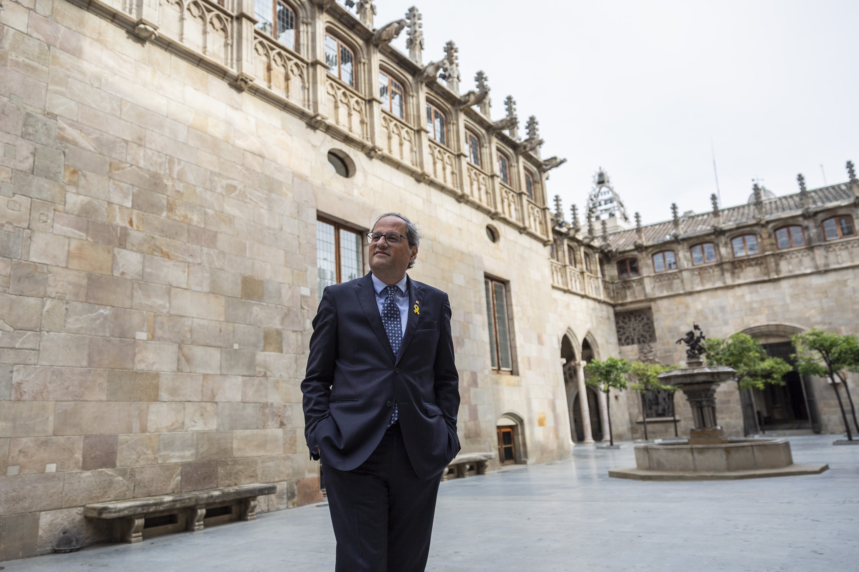 Torra recordarà el 155 i el Govern a l'exili amb una placa a la Generalitat