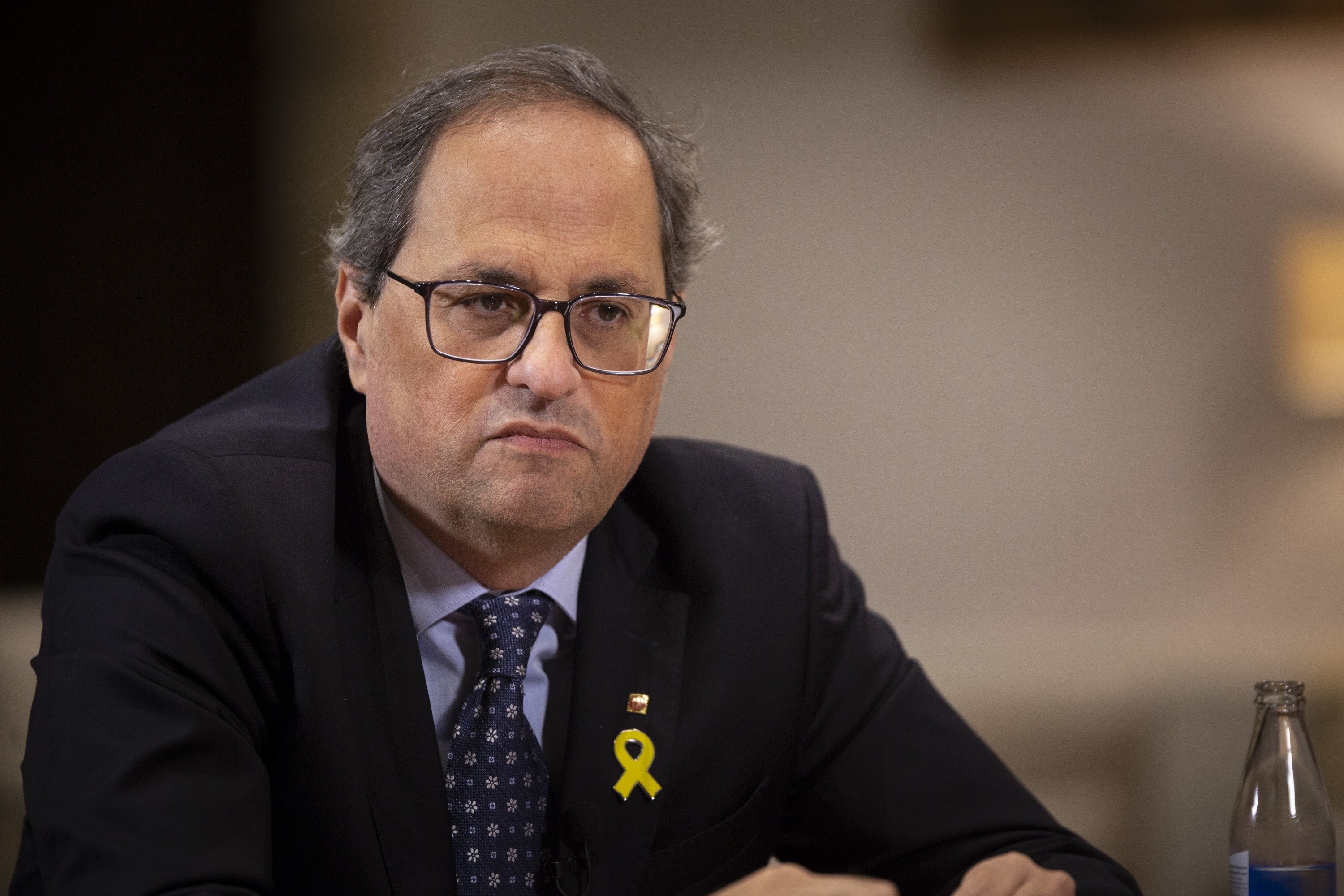 Torra: "We neither worry, nor cease to worry that Spain's PSOE government will fall"