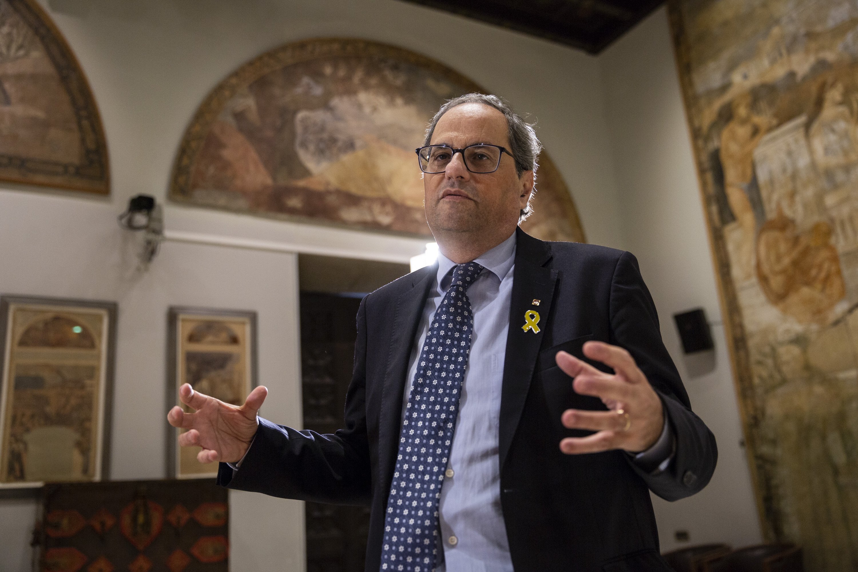 La felicitació inèdita d'un CDR a Quim Torra