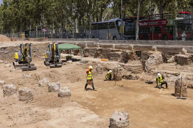 Excavacions nou edifici audiència provincial barcelona / Foto: Carlos Baglietto Excavacions nou edifici audiència provincial barcelona / Foto: Carlos Baglietto