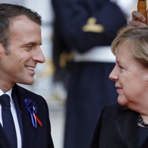 Macron Merkel - EFE Macron Merkel - EFE