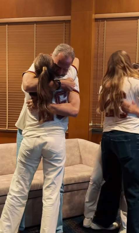 La familia reial mirant el partit França Espanya / Instagram La familia reial mirant el partit França Espanya / Instagram