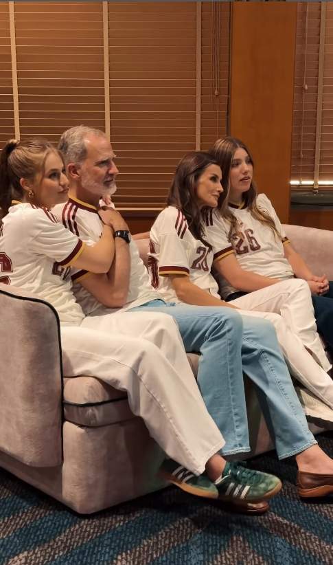 La familia reial celebrant un gol d'Espanya / Instagram La familia reial celebrant un gol d'Espanya / Instagram