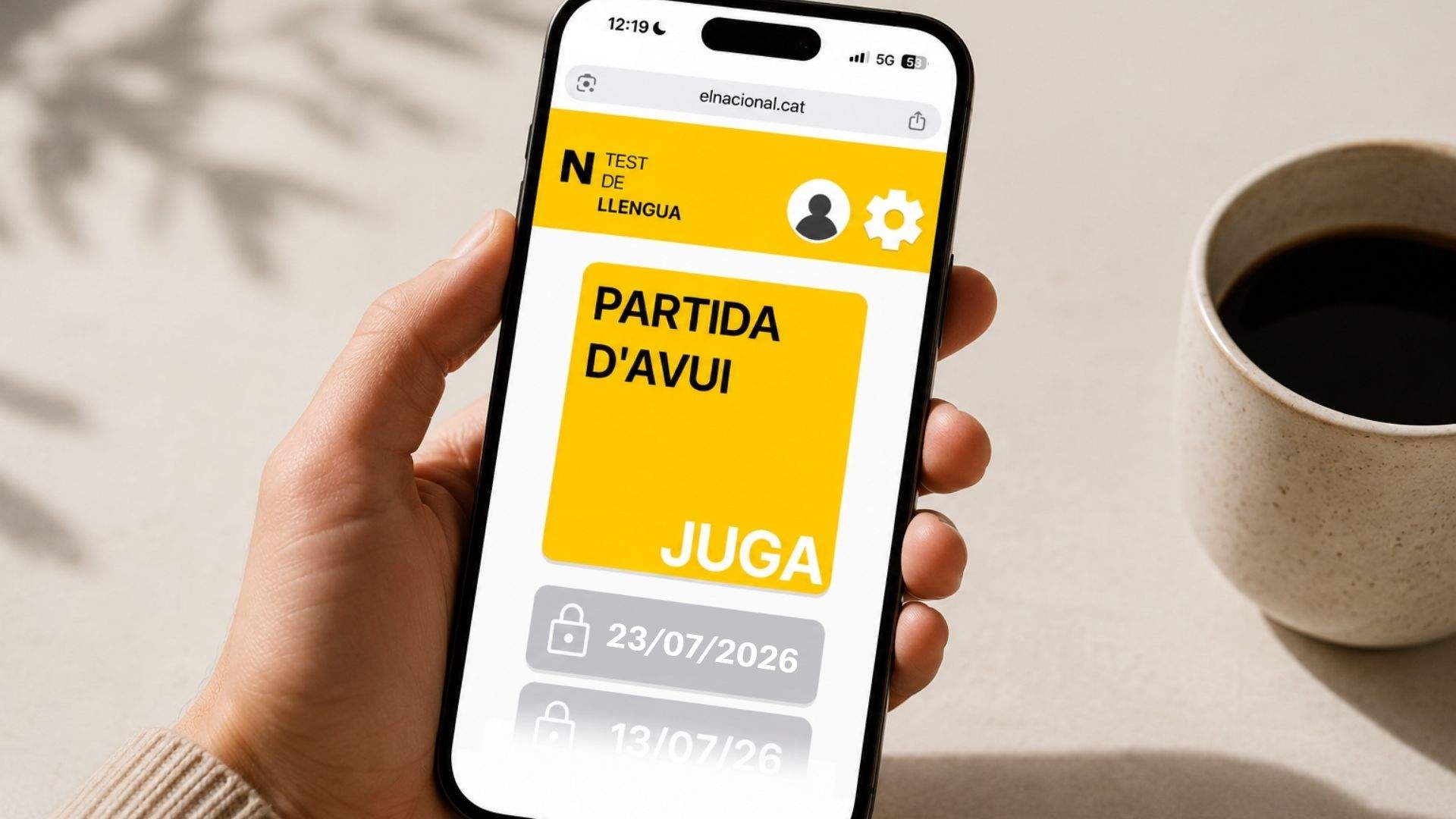 Arriba el Test de Llengua interactiu d'El Nacional: 10 preguntes al dia i el teu català en joc!