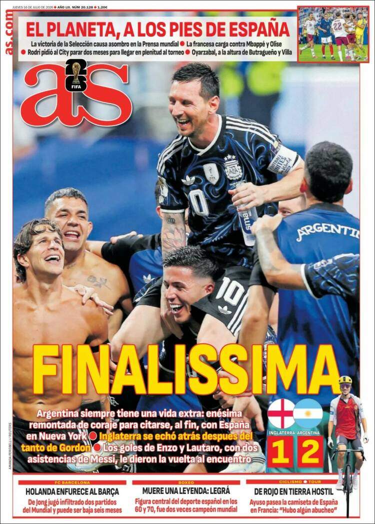 As portada 16 07 2026 As portada 16 07 2026