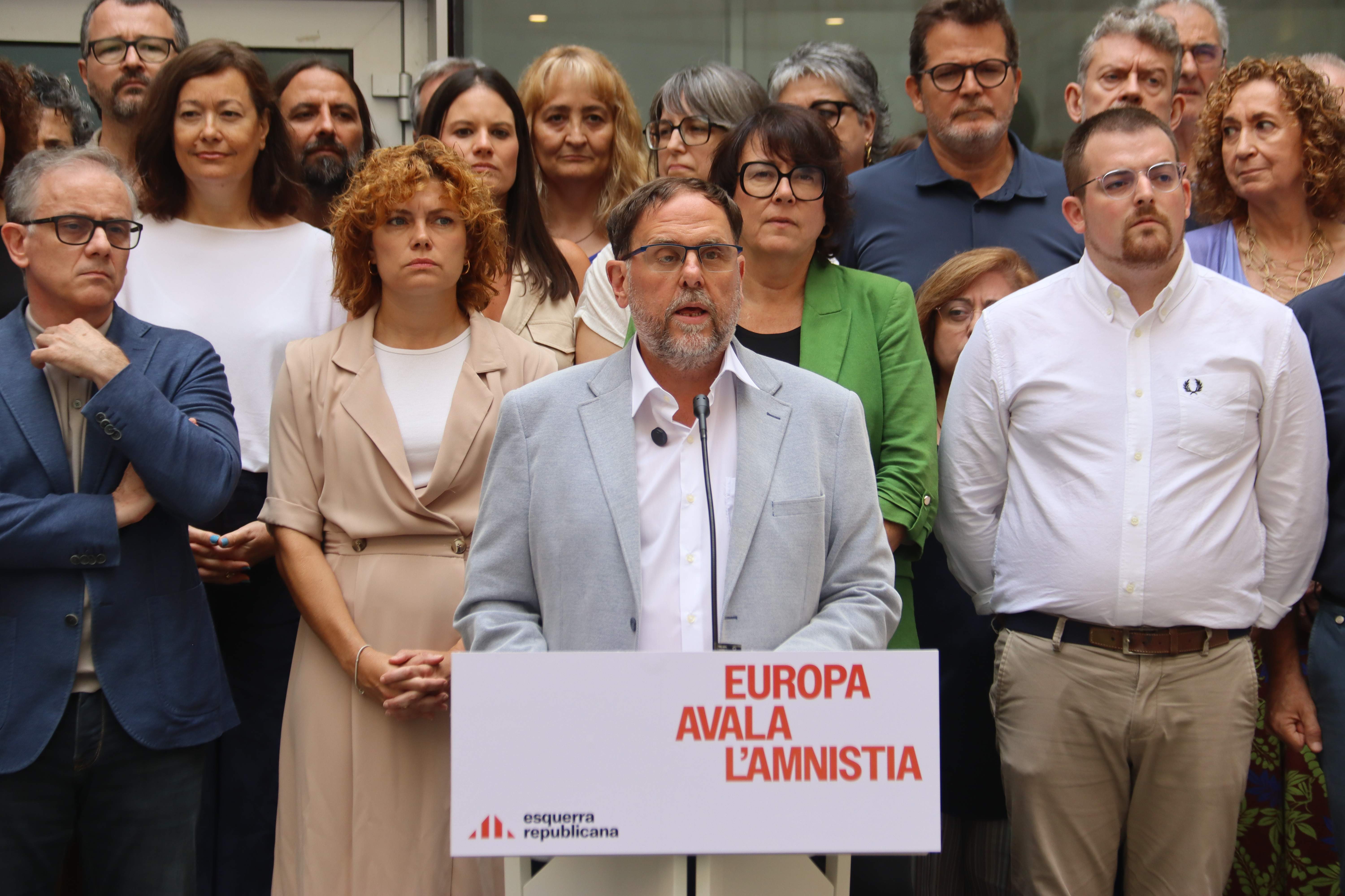 Junqueras afirma que "l'amnistia és una victòria política de l'independentisme" però una "victòria incompleta"