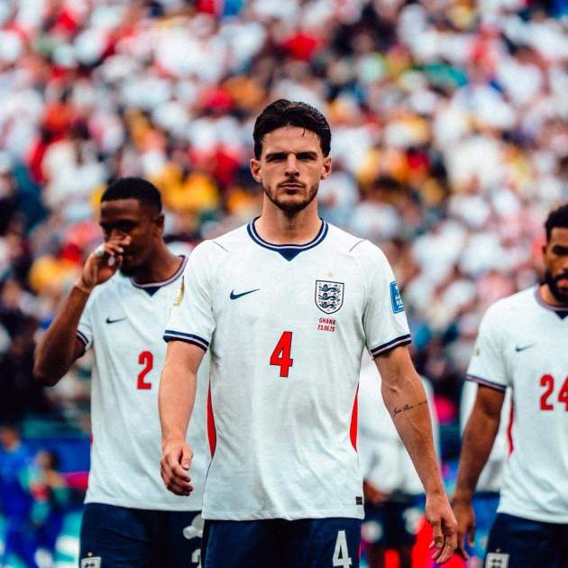 Declan Rice de la selecció anglesa / Instagram Declan Rice de la selecció anglesa / Instagram