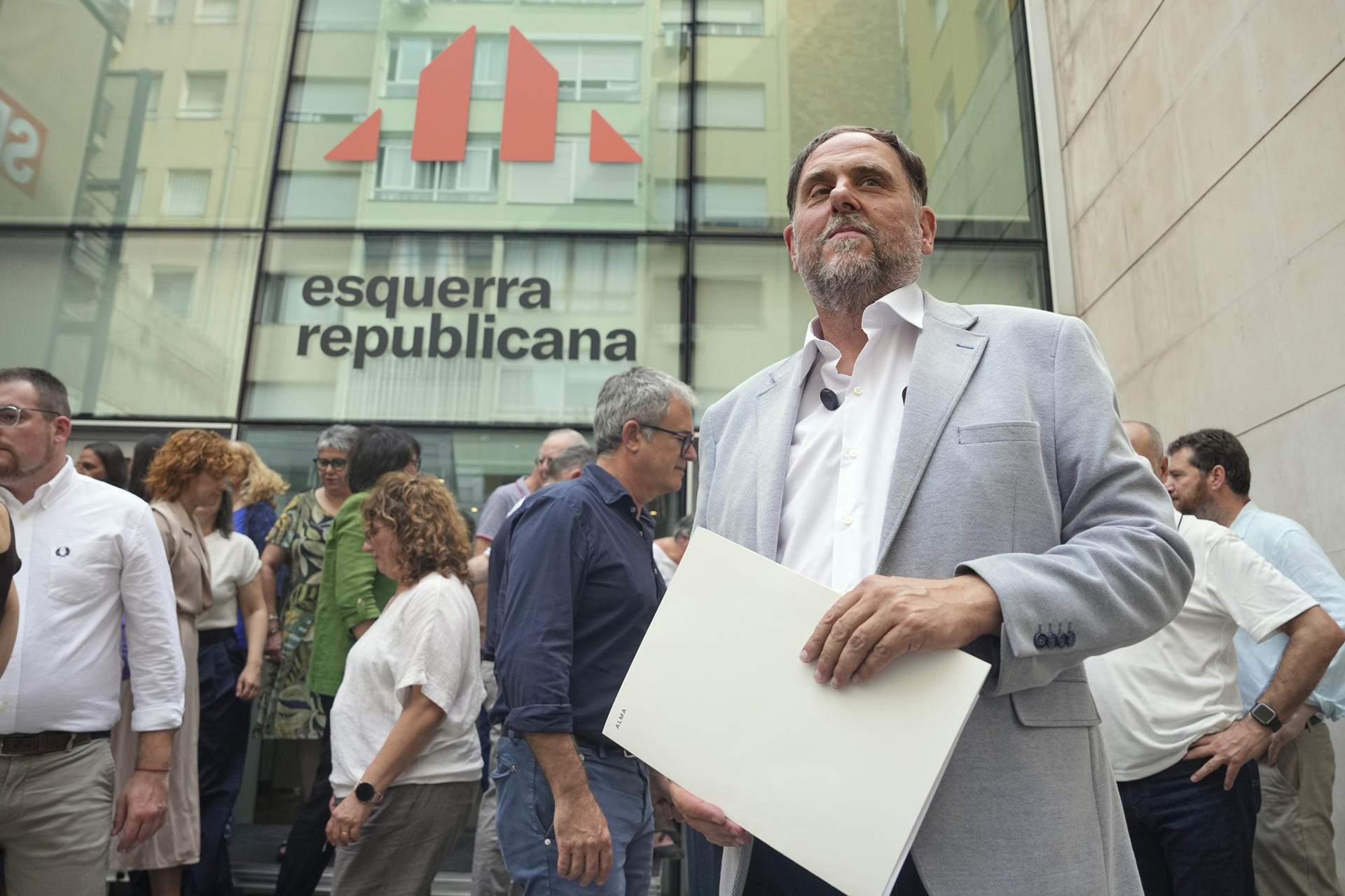 Junqueras llama a llenar el Camp Nou de esteladas: "Ante el abuso de poder, la respuesta es la movilización"