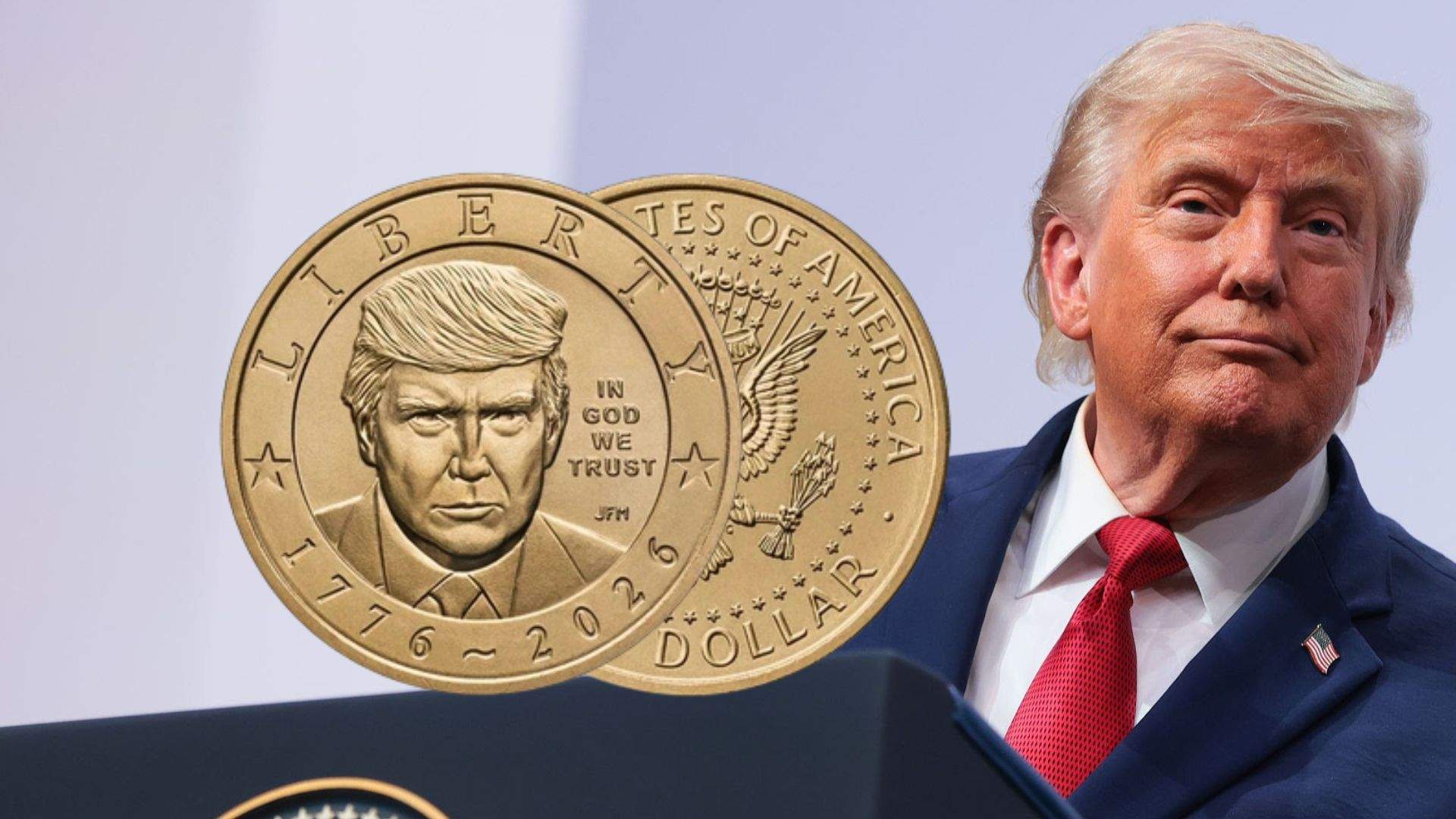 Trump es fa immortal a les monedes: ja està en marxa la fabricació del dòlar amb la seva cara
