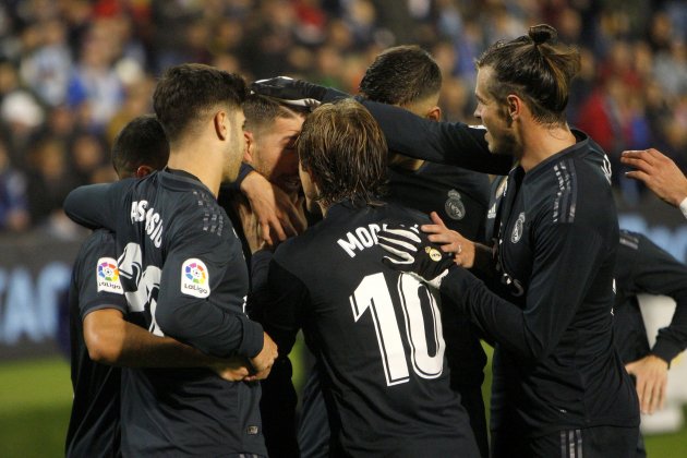 Celebració pinya Celta Reial Madrid EFE