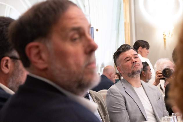 EuropaPress 7669598 presidente erc oriol junqueras portavoz erc congreso gabriel rufian EuropaPress 7669598 presidente erc oriol junqueras portavoz erc congreso gabriel rufian