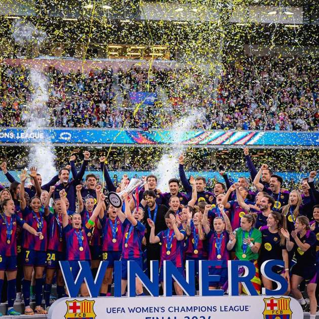 Les noies del FC Barcelona, campiones de la Champions / Instagram Les noies del FC Barcelona, campiones de la Champions / Instagram