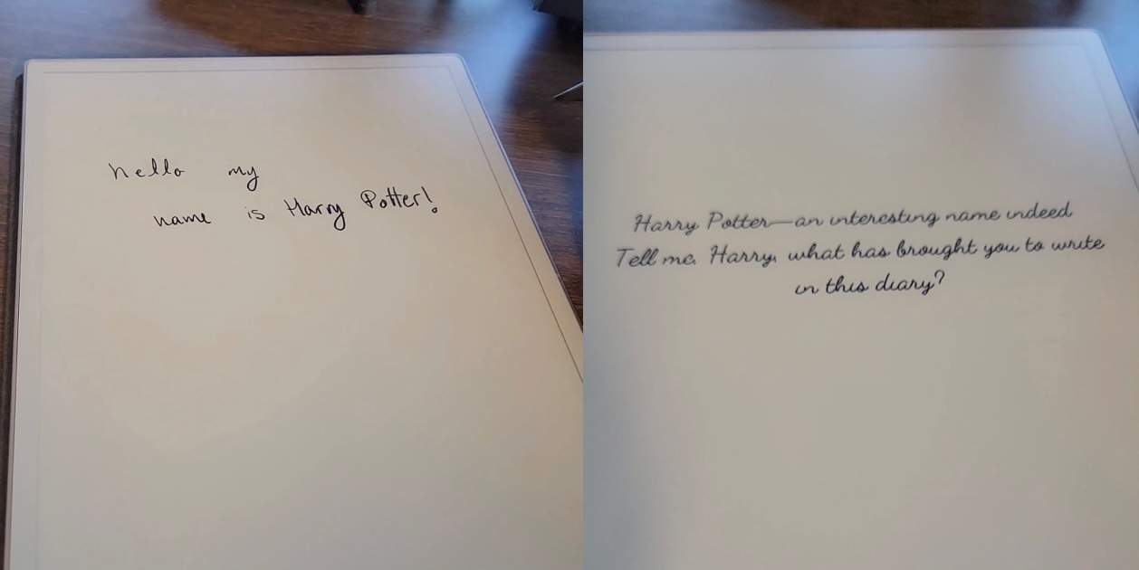 El diario de Tom Riddle de Harry Potter gracias a un desarrollador