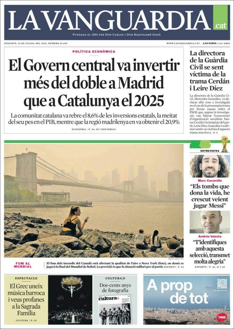 'La Vanguardia' 18 'La Vanguardia' 18