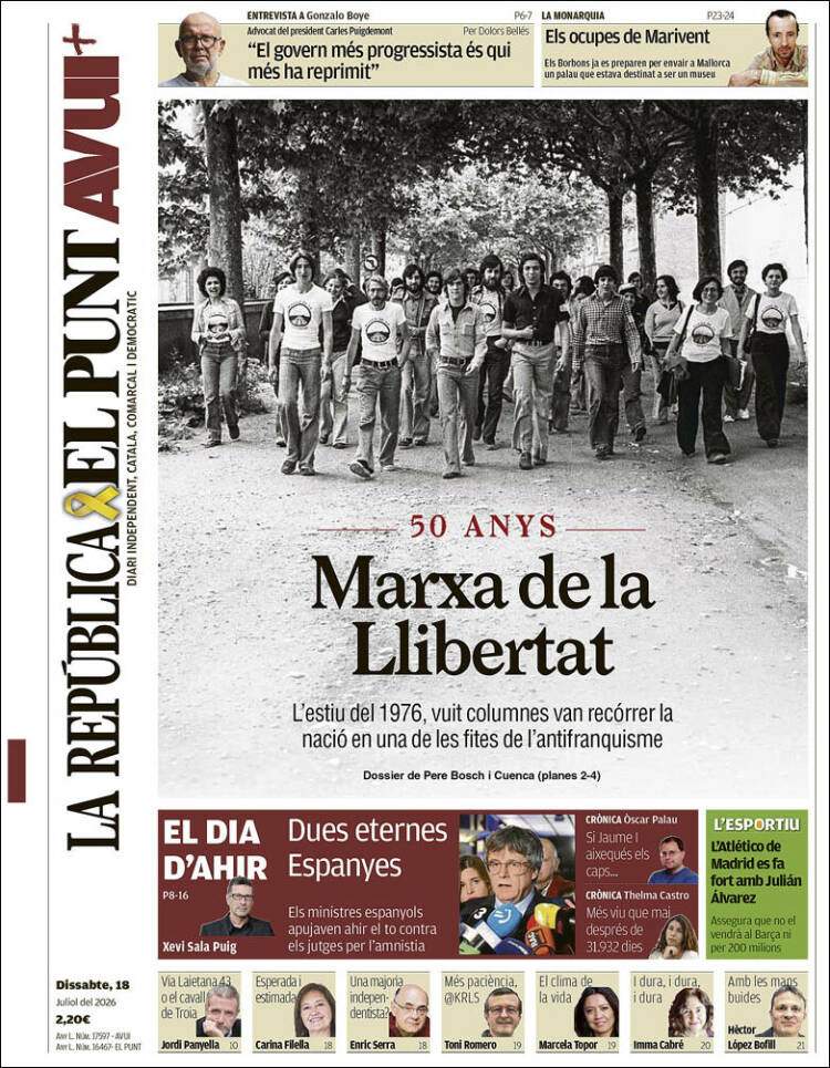 'El Punt Avui' 18 'El Punt Avui' 18