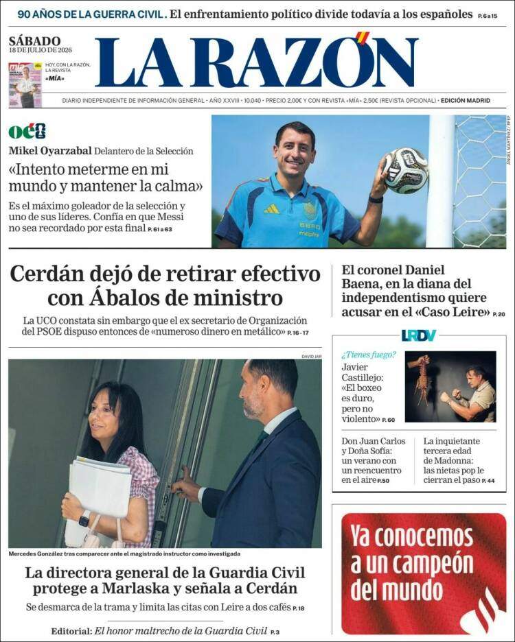 'La Razón' 18 'La Razón' 18