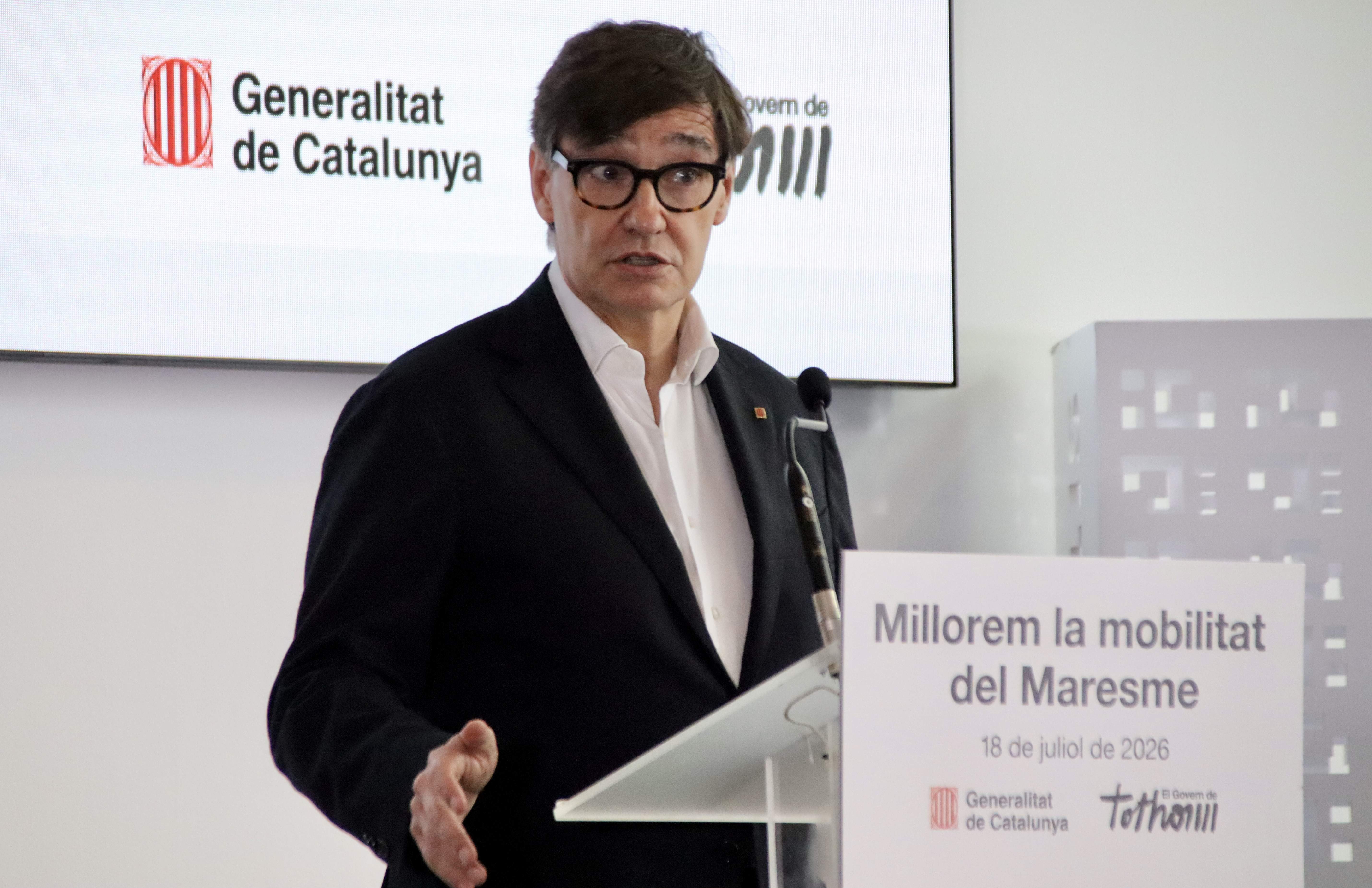 Salvador Illa: “L’estat ha d’invertir més? Sí, però ¿per què no passem de la queixa a la feina?"